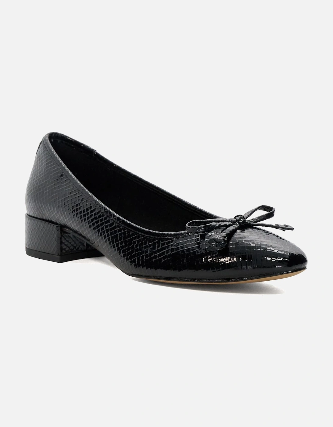 Ladies Hollies - Low Block Heel Ballet Flats, 7 of 6