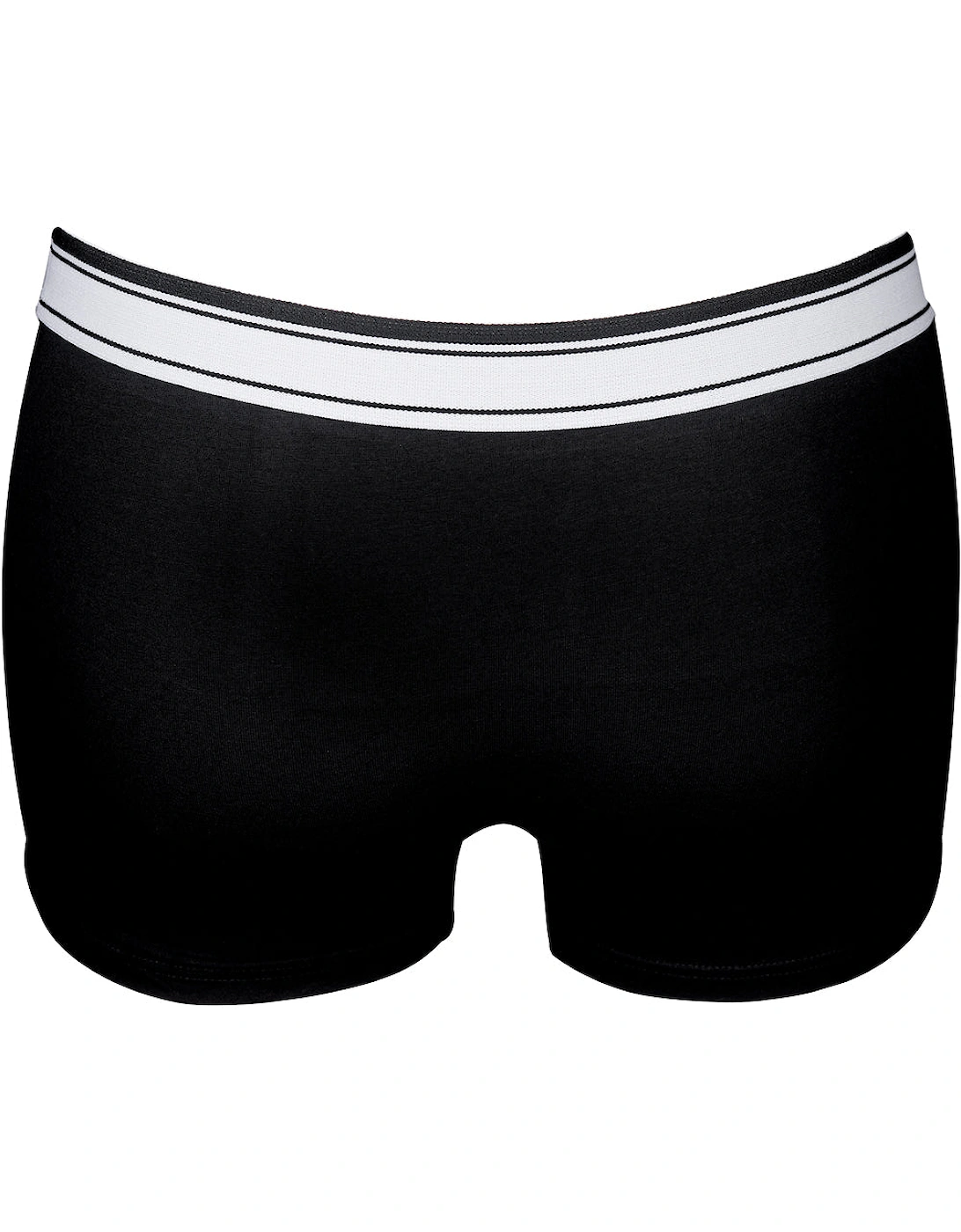 3-Pack Heritage Logo Boxer Trunks, Black/White/Grey