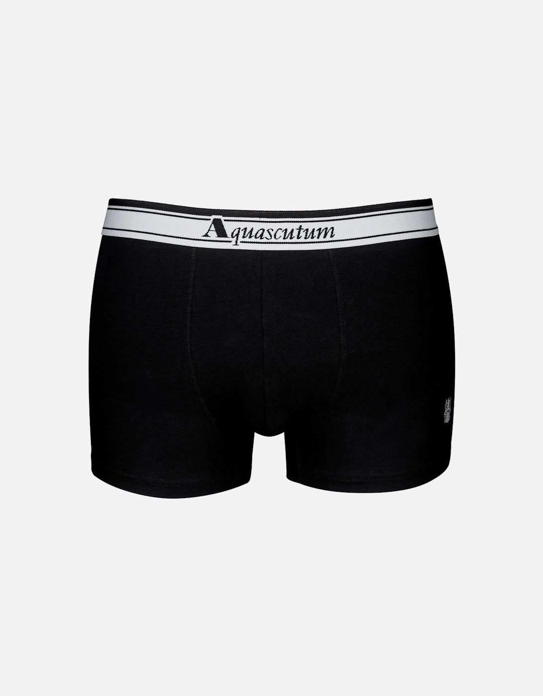 3-Pack Heritage Logo Boxer Trunks, Black/White/Grey