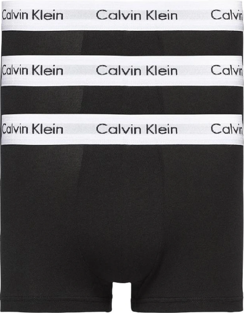 3 Pack Men's Cotton Stretch Low Rise Trunks