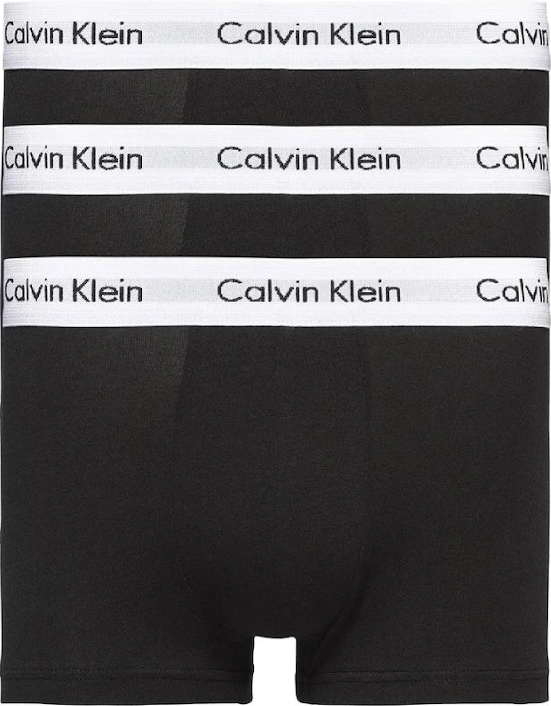 3 Pack Men's Cotton Stretch Low Rise Trunks, 2 of 1