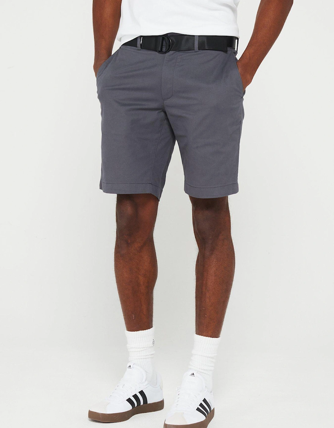 Modern Twill Slim Short with Belt, 2 of 1