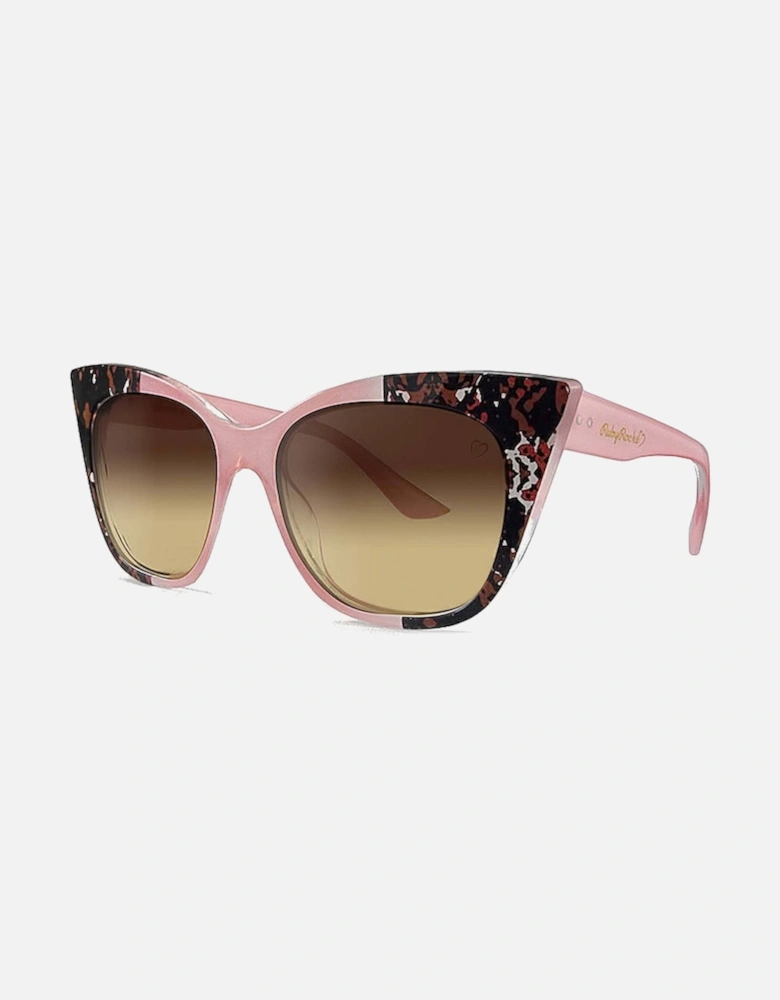 Animal Tip 'Gozo' Cateye Sunglasses In Pink