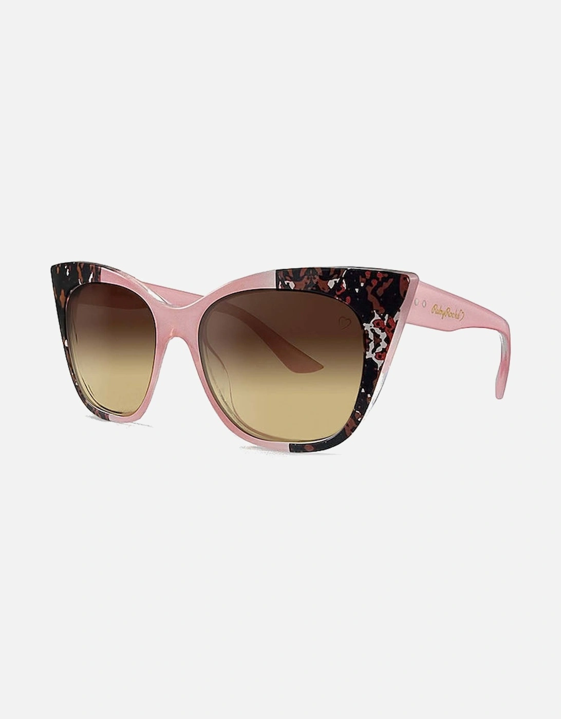 Animal Tip 'Gozo' Cateye Sunglasses In Pink, 2 of 1