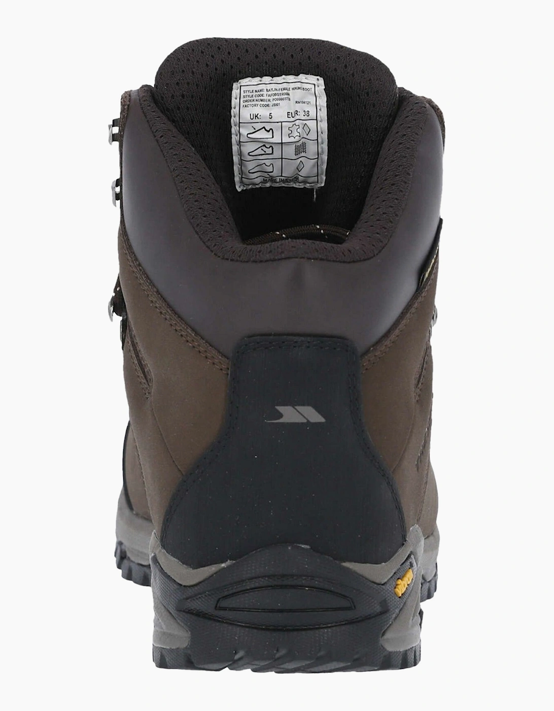 Trespass Women's Brown / Baylin Leather Walking Boots - : Size 4 Uk