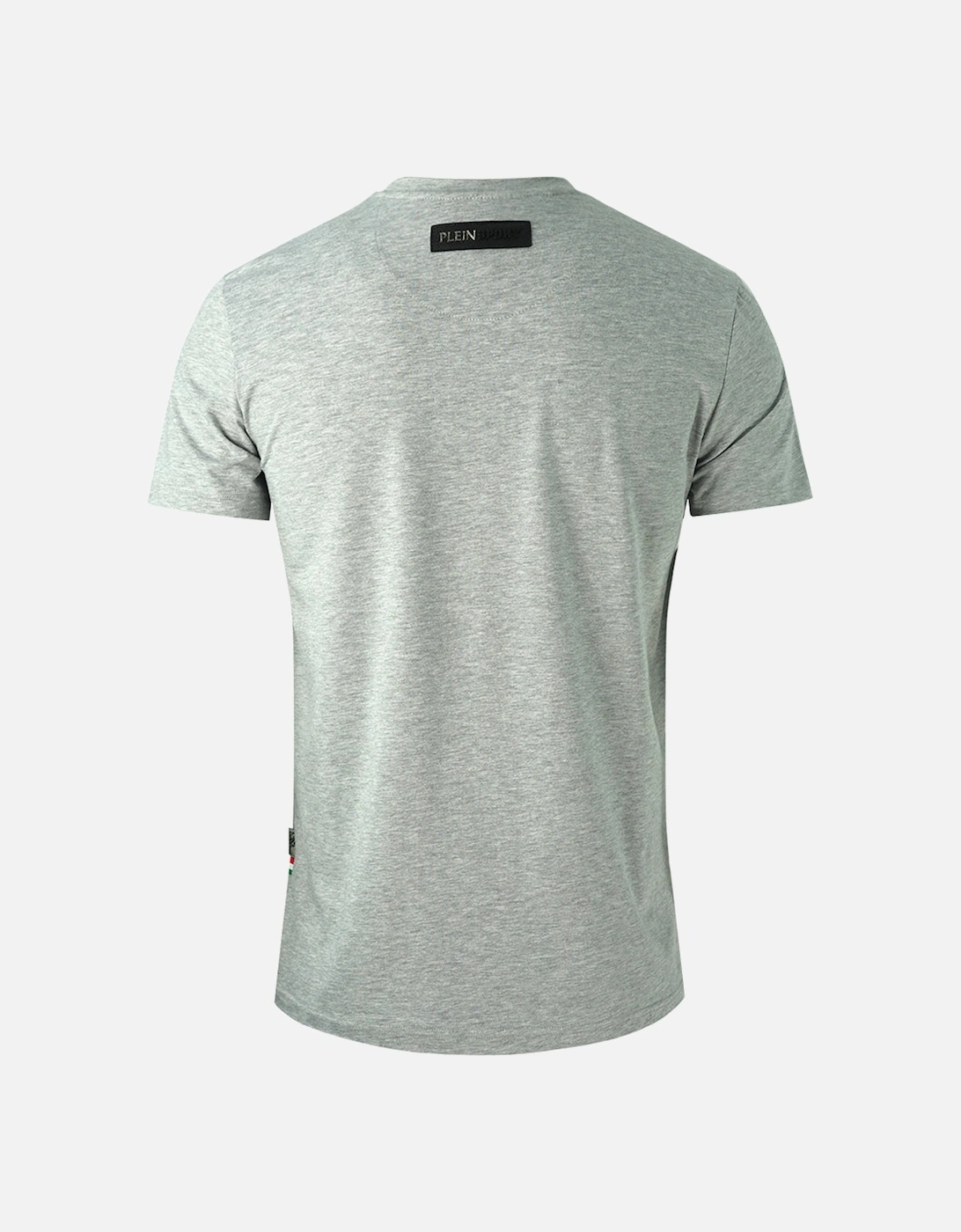 Plein Sport Brand Signature Logo Grey T-Shirt