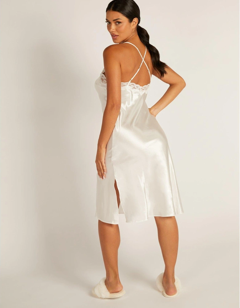 Amelia Midi Chemise - Ivory