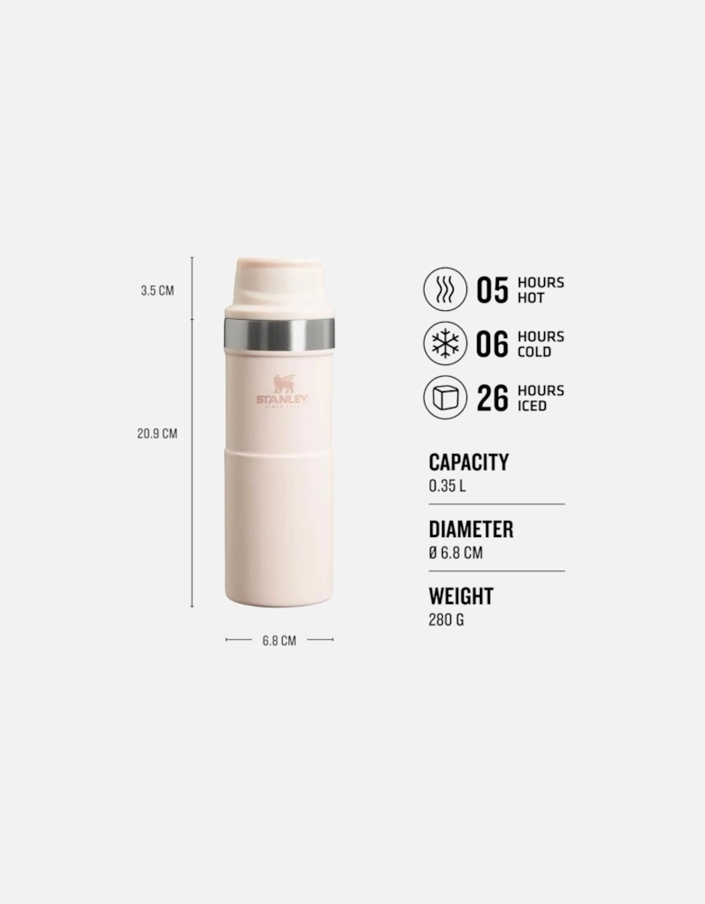 0.35L Classic Trigger Action Travel Thermal Cold Water Bottle