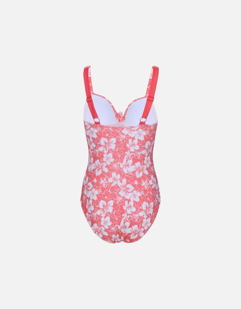 Womens/Ladies Sakari Hibiscus Tummy Control One Piece Swimsuit