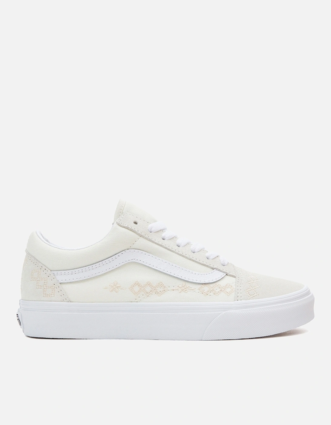 Vans Women's Old Skool Suede and Canvas Trainers, 2 of 1