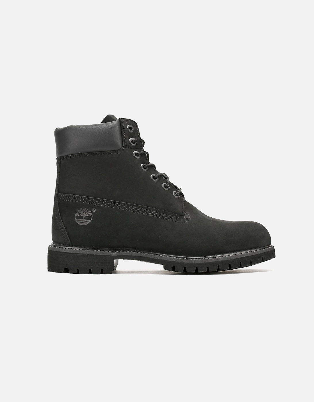 Mens Black Premium 6 Inch Nubuck Leather Boots