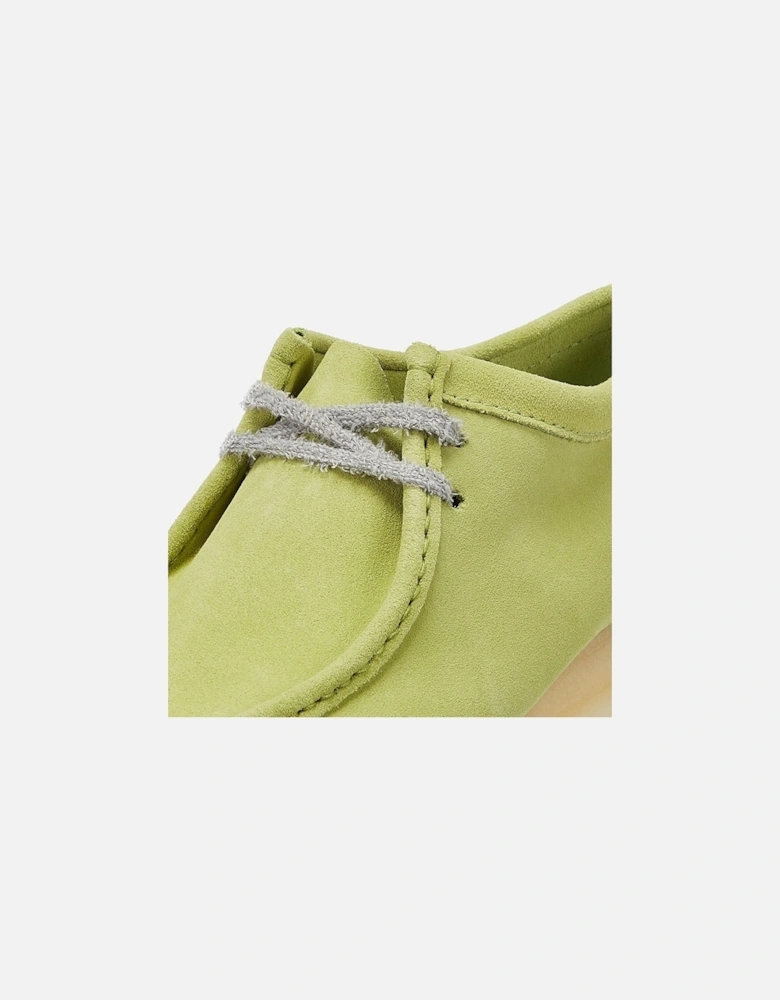 Originals Wallabee Pale Lime Suede Men's Lace-Up Shoes