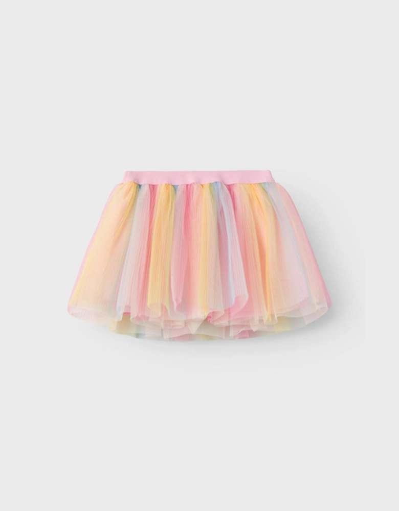 Mini Tulle Skirt Cashmere Rose