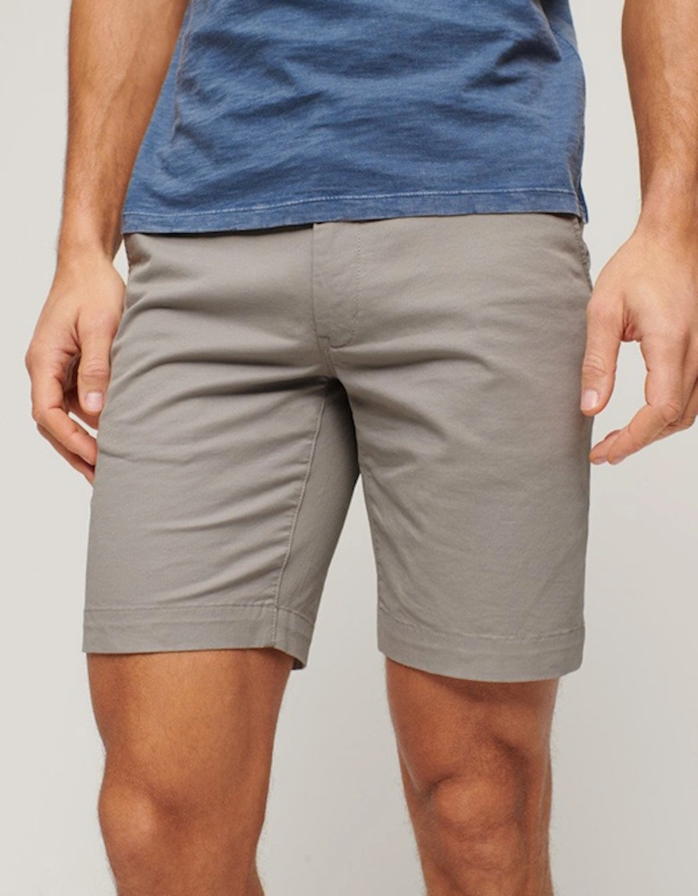 Men's Stretch Chino Short Dove Grey