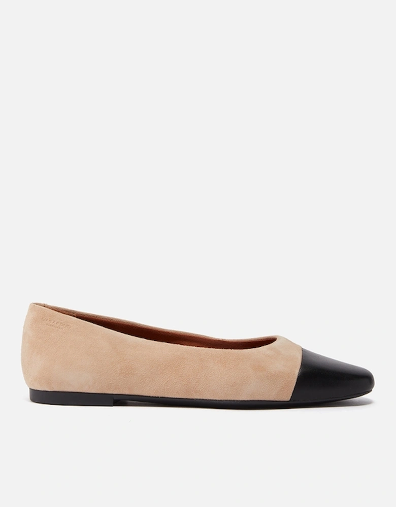 Women's Jolin Suede and Leather Ballet Flats
