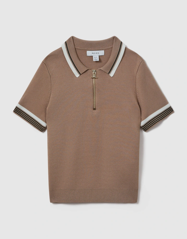 Half-Zip Polo Shirt