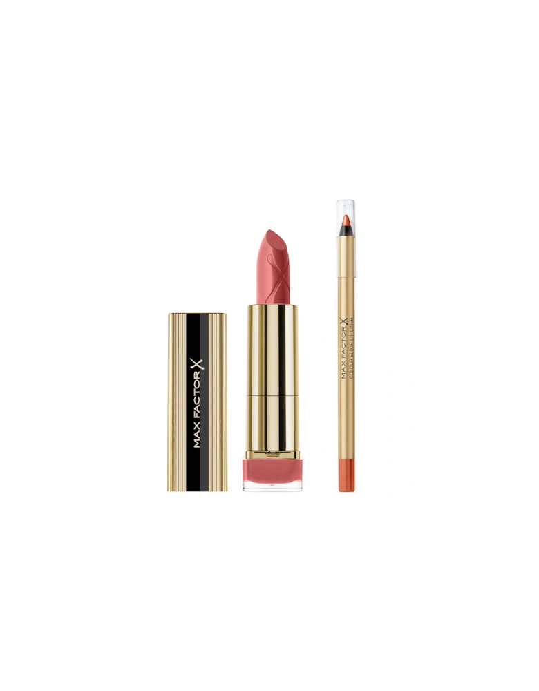 Lipstick and Lip Liner Bundle - Brown N Nude