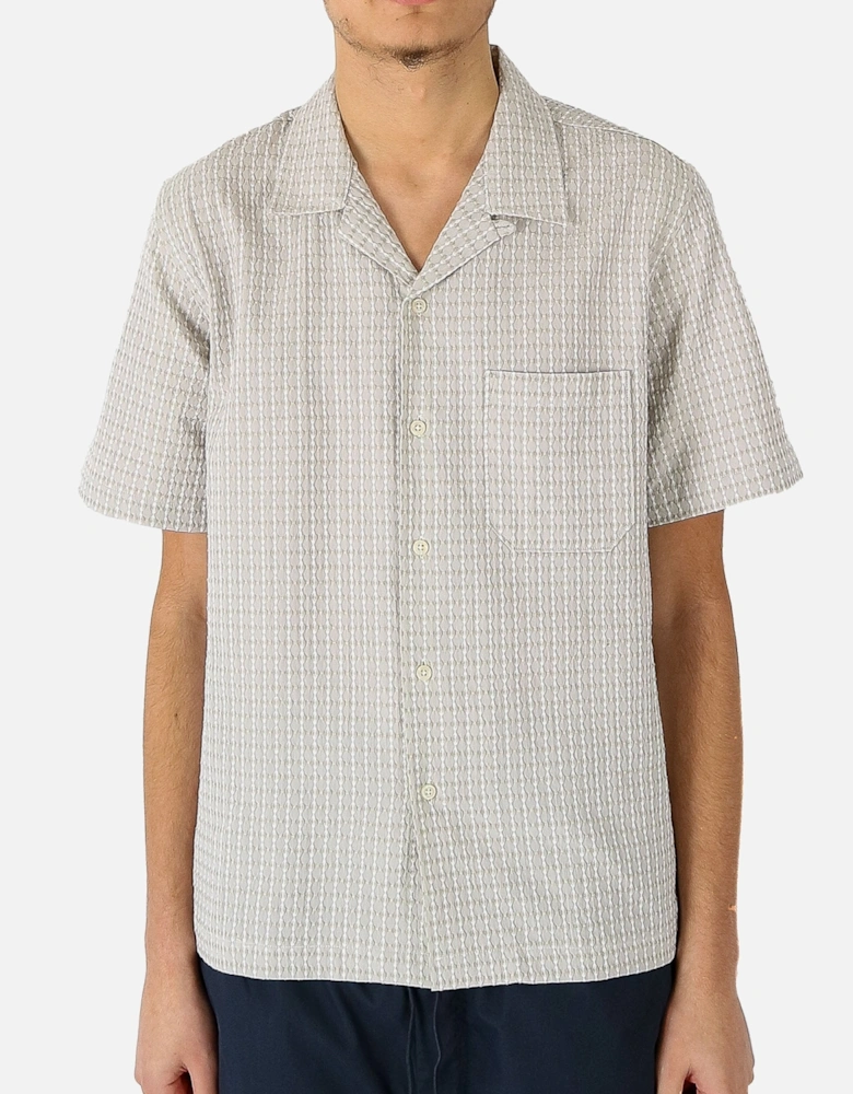 Delso Woven SS Olive Shirt