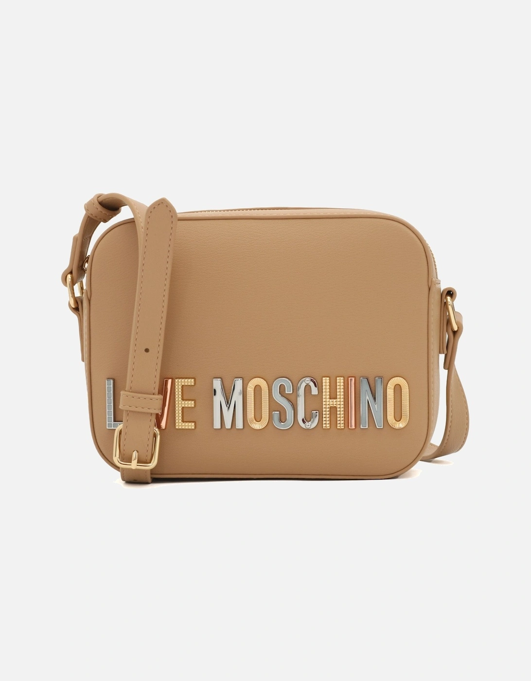 Letter Logo Beige Crossbody Bag, 6 of 5