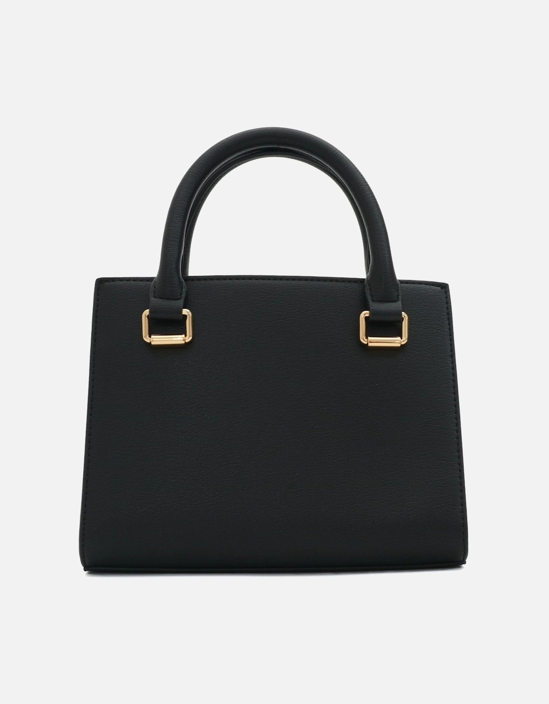 Letter Logo Black Mini Handbag