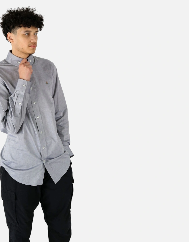 2 Button Krall Grey Shirt