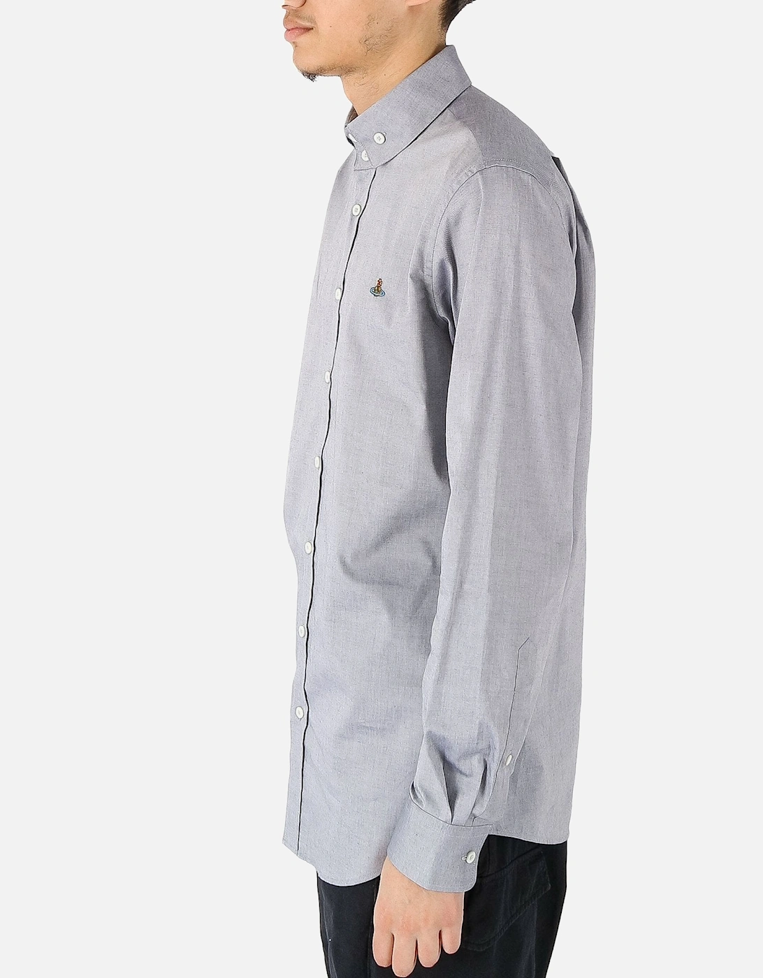 2 Button Krall Grey Shirt