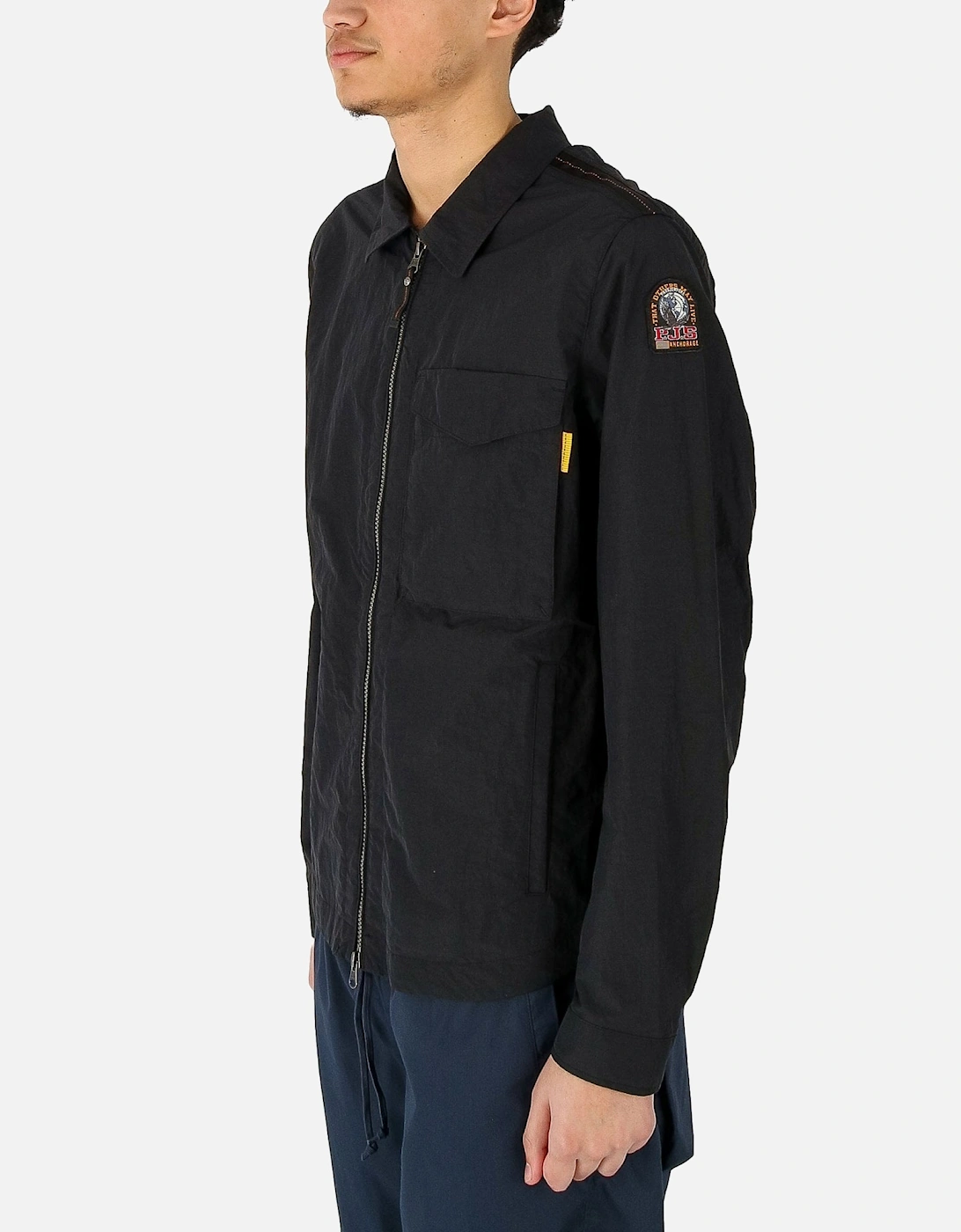 Rayner Zip Black Overshirt Jacket, 5 of 4