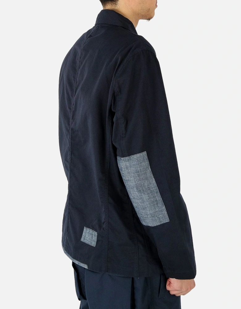 Patched Bakers Chambray Patch Navy Jacket