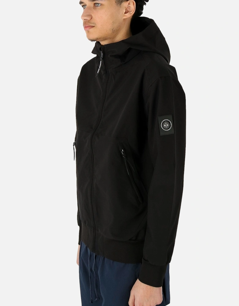 ADV Light Hooded Black Jacket