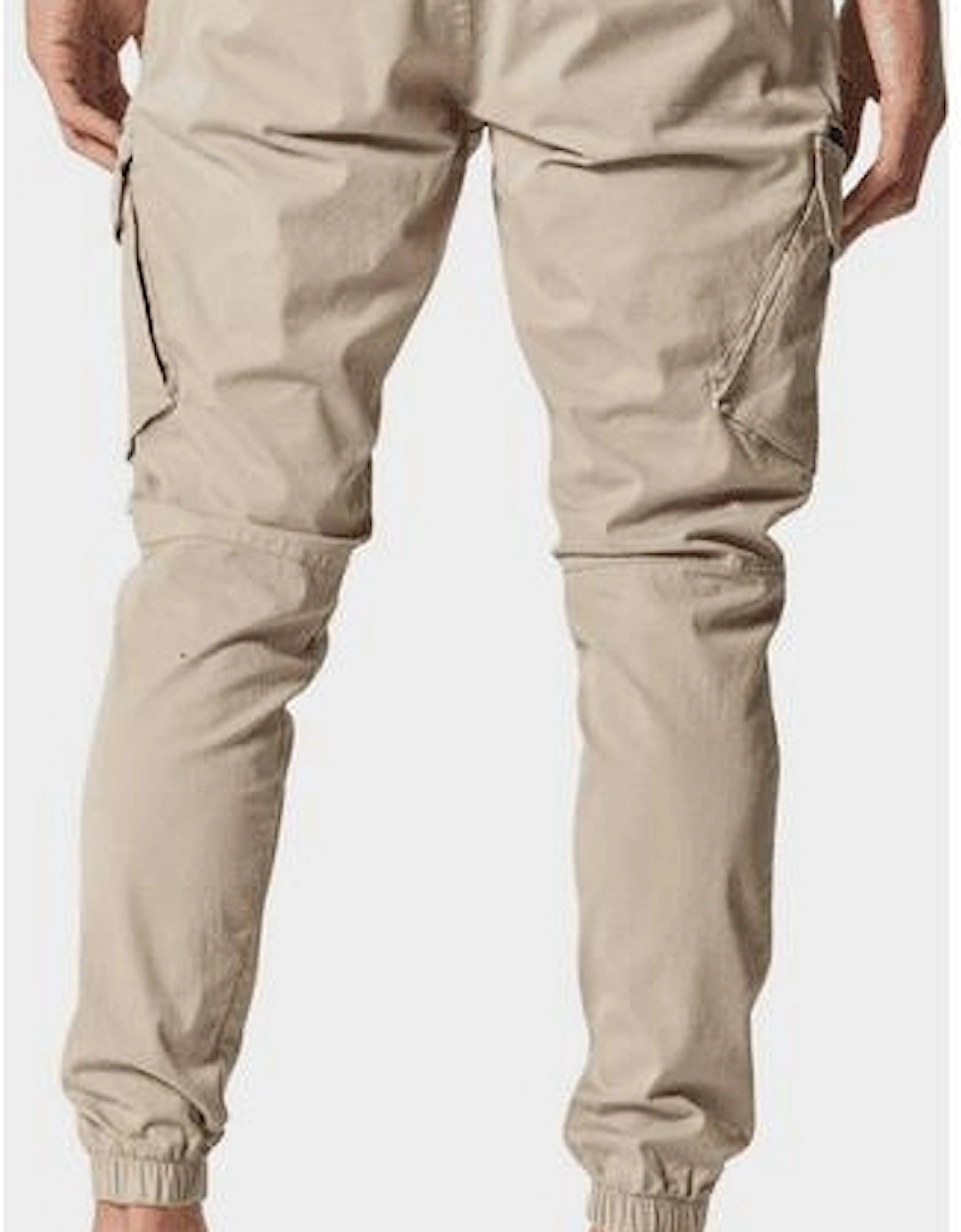 Bonetti Beige Slim Fit Cargo Pants