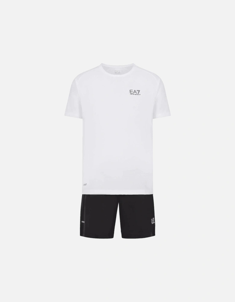 Ventus7 Nylon Black/White Short Set