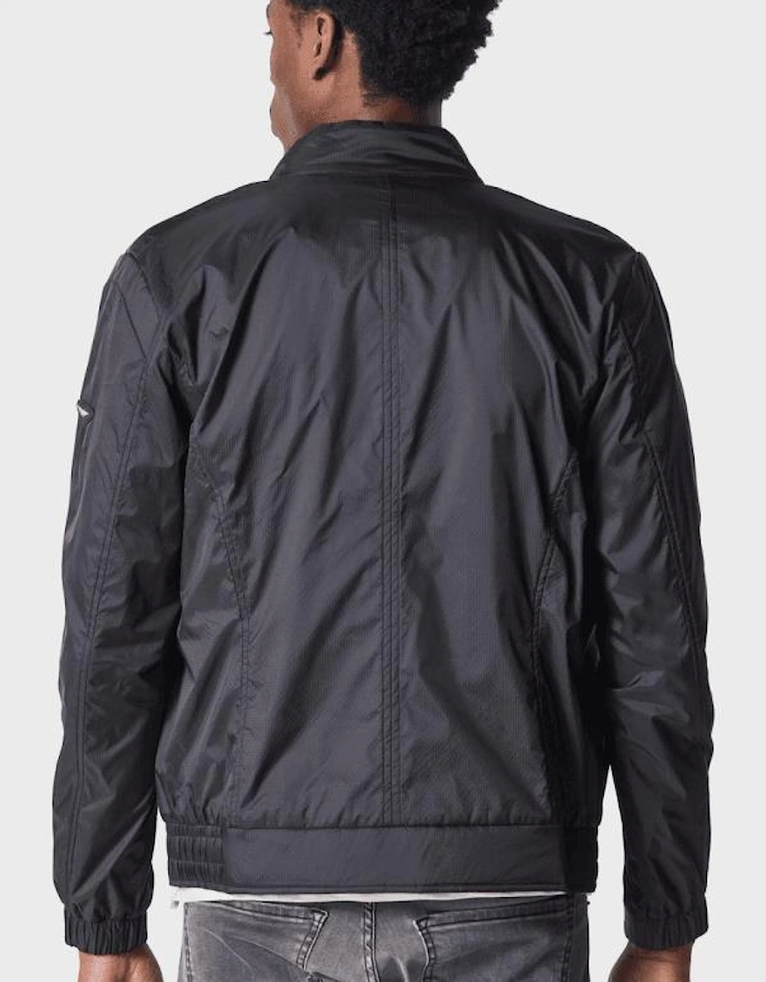 Reeve Lightweight Nylon Black Jacket