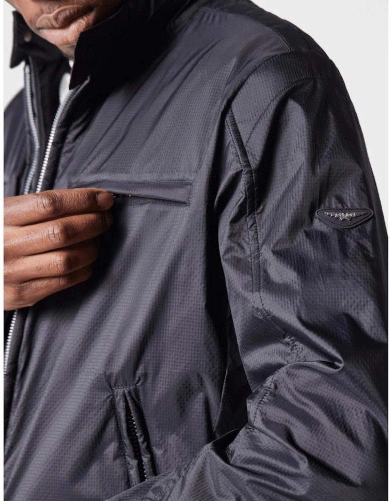 Reeve Lightweight Nylon Black Jacket