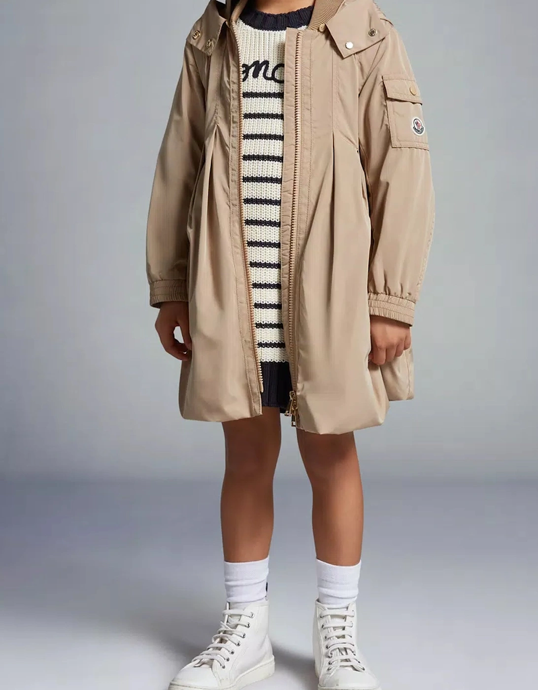 Kids Arild Long Coat Beige