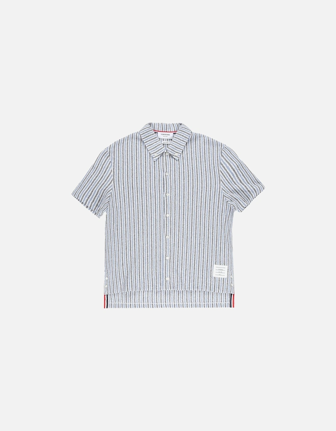 University Stripe Tweed Shirt Blue, 4 of 3