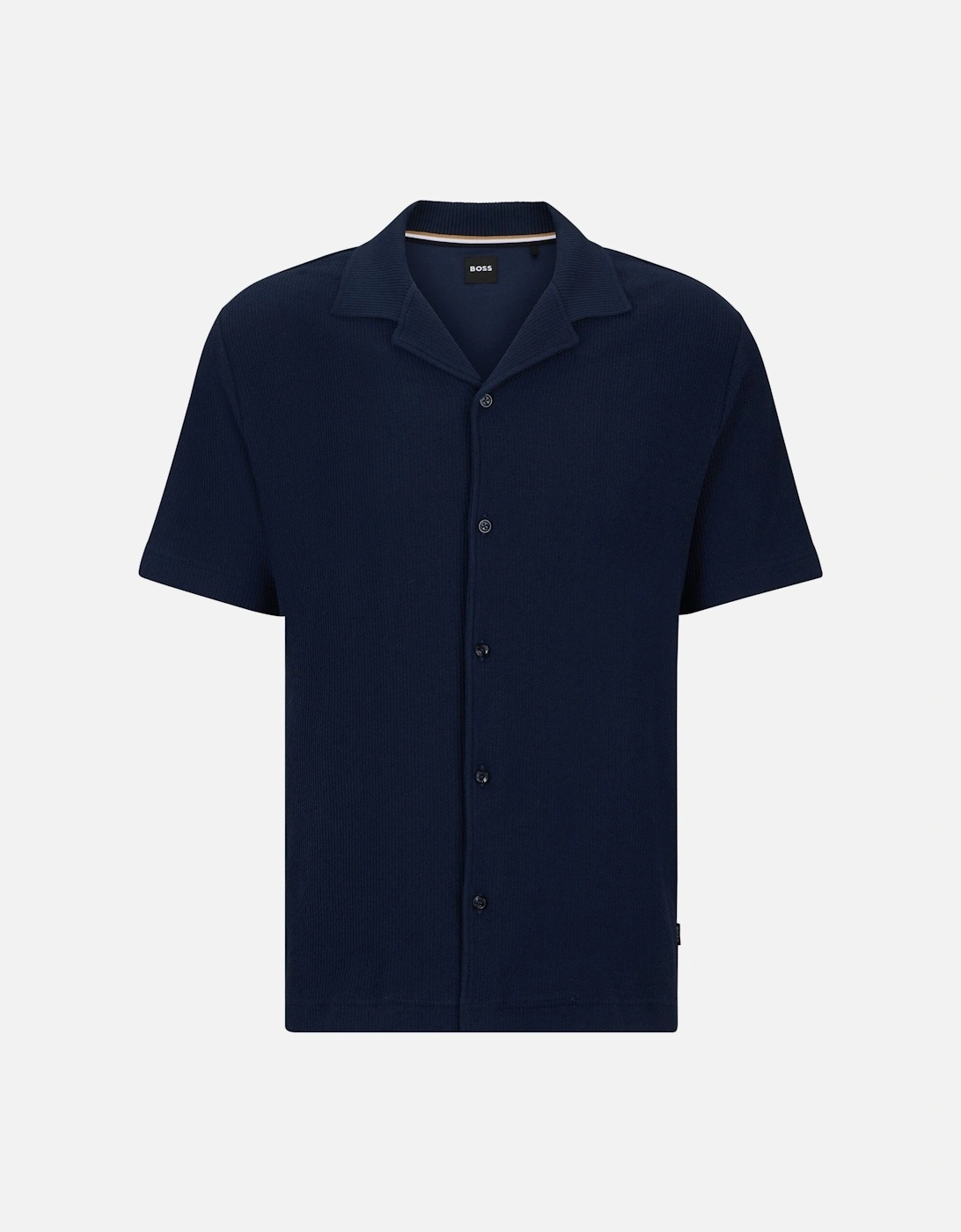 Powell 129 Boucle Shirt Navy, 6 of 5