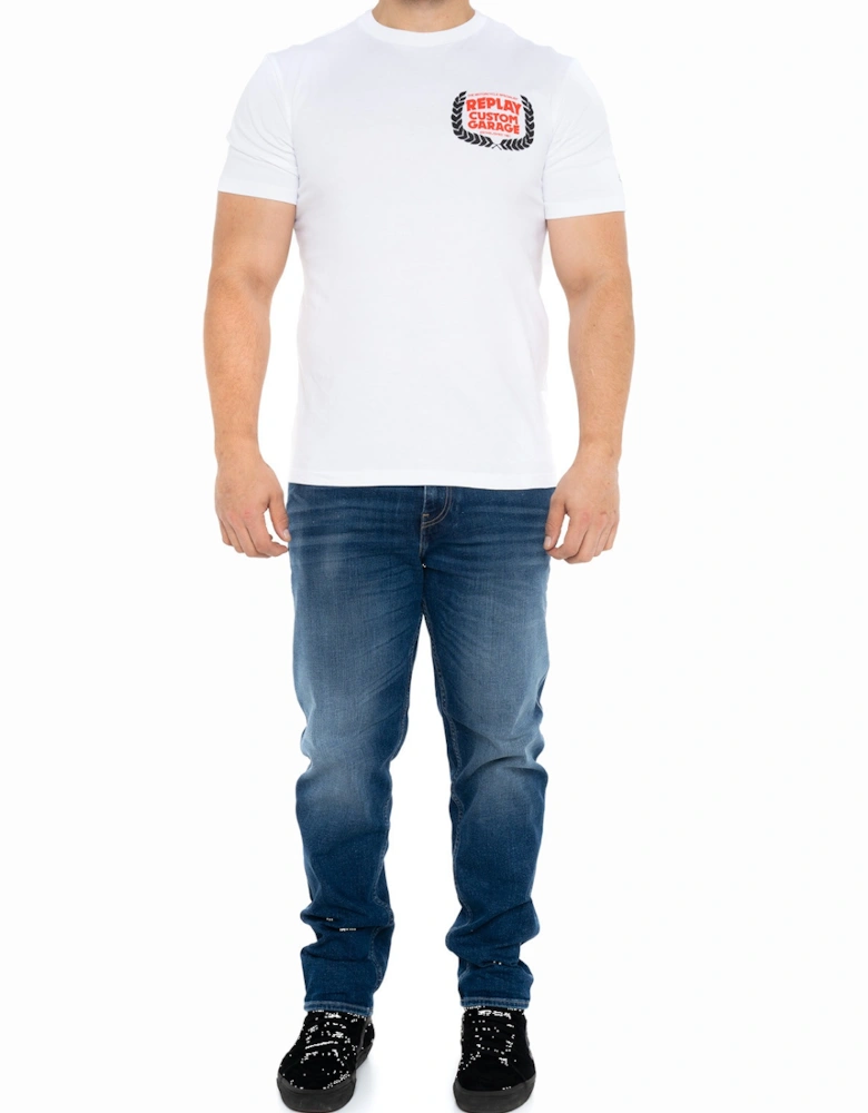 Mens Custom Garage T-Shirt (White)
