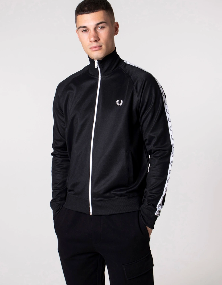 Zip Through Taped Track Top