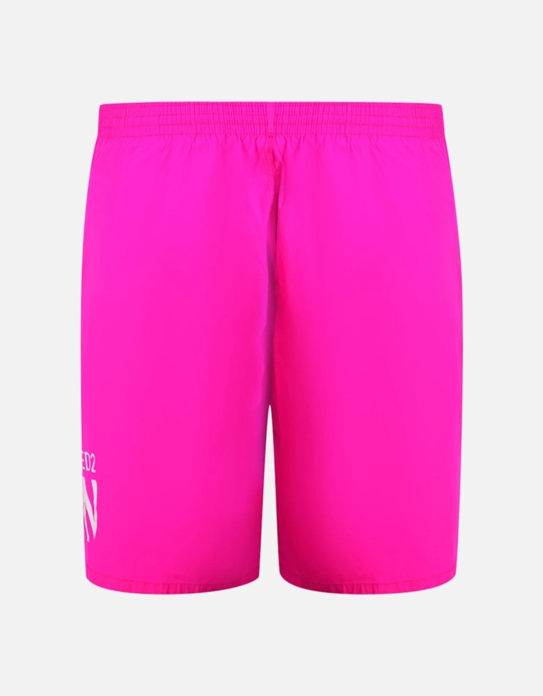 Icon Logo Pink Swim Shorts