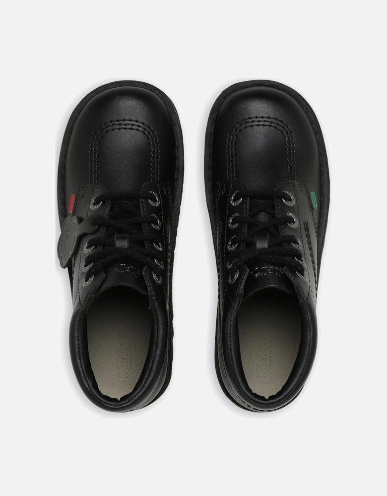 Kick Hi Leather Ankle Boots - Black