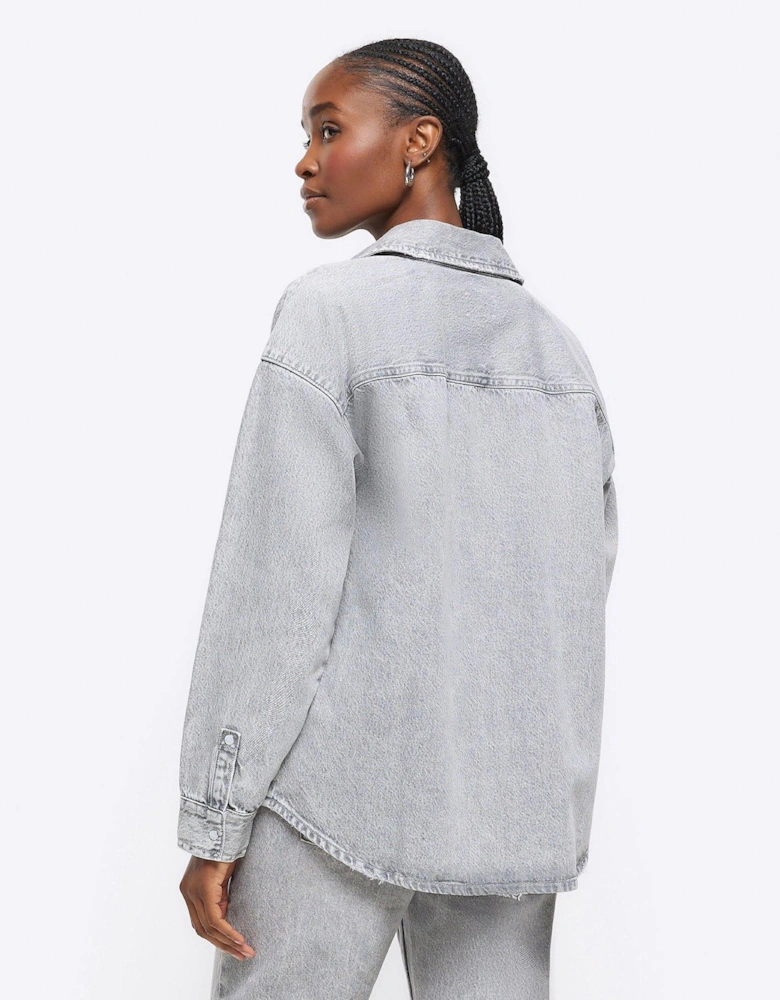 Denim Shirt - Grey