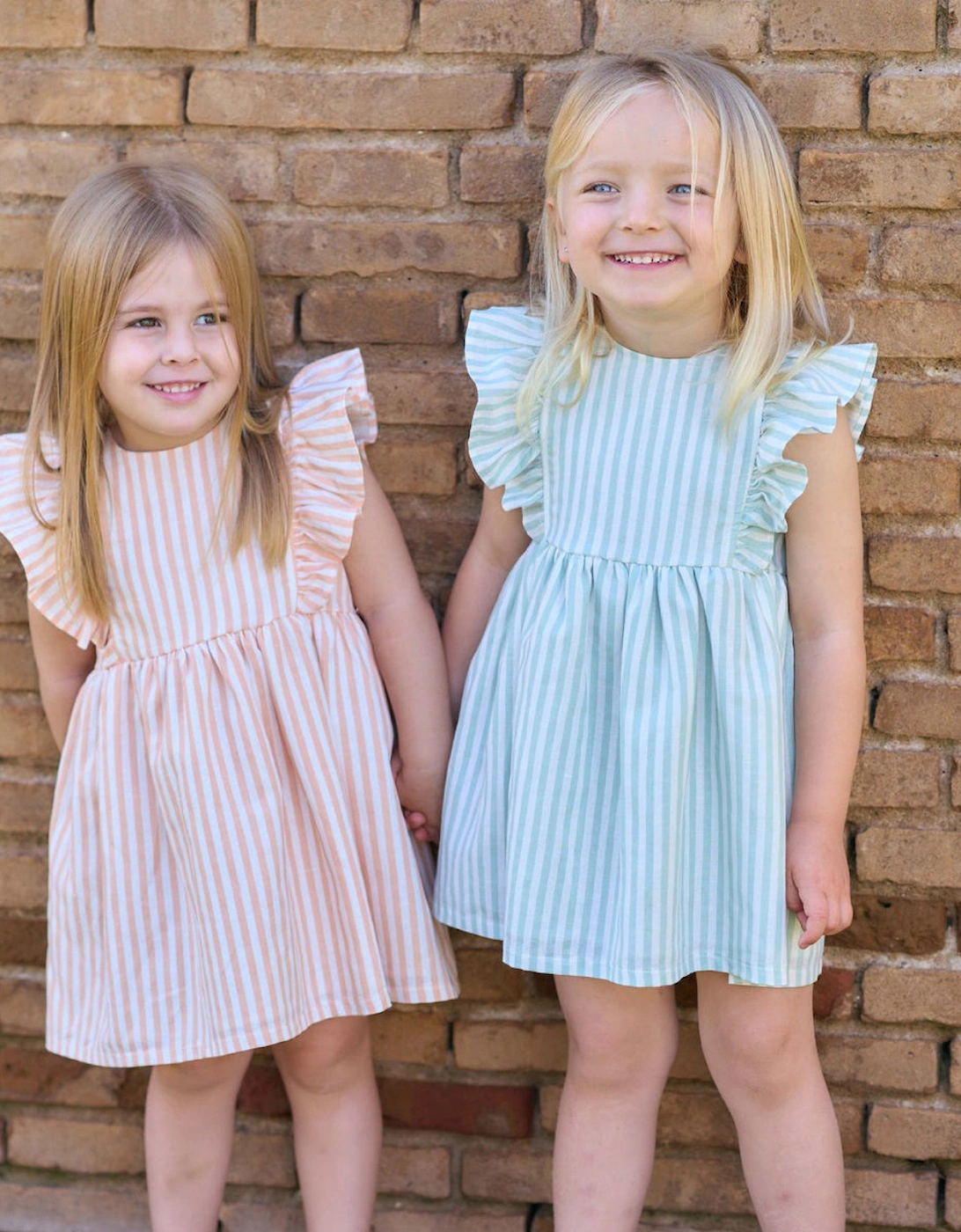 Orange Stripe Dress