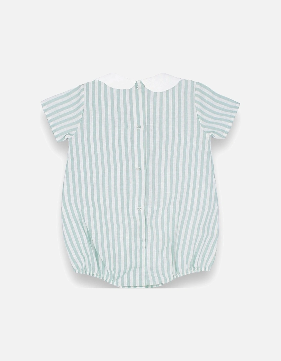 Mint Stripe Romper