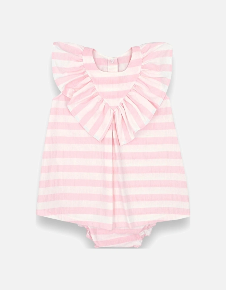 Pink Stripe Dress + Breifs