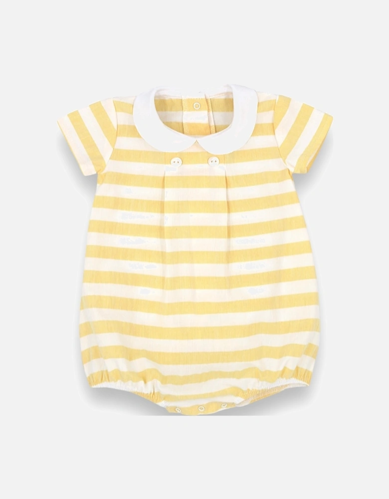 Lemon Stripe Romper