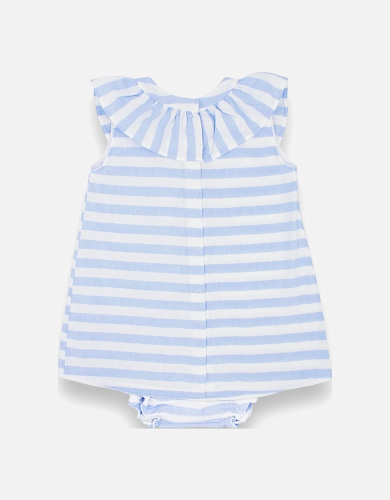 Blue Stripe Dress + Briefs