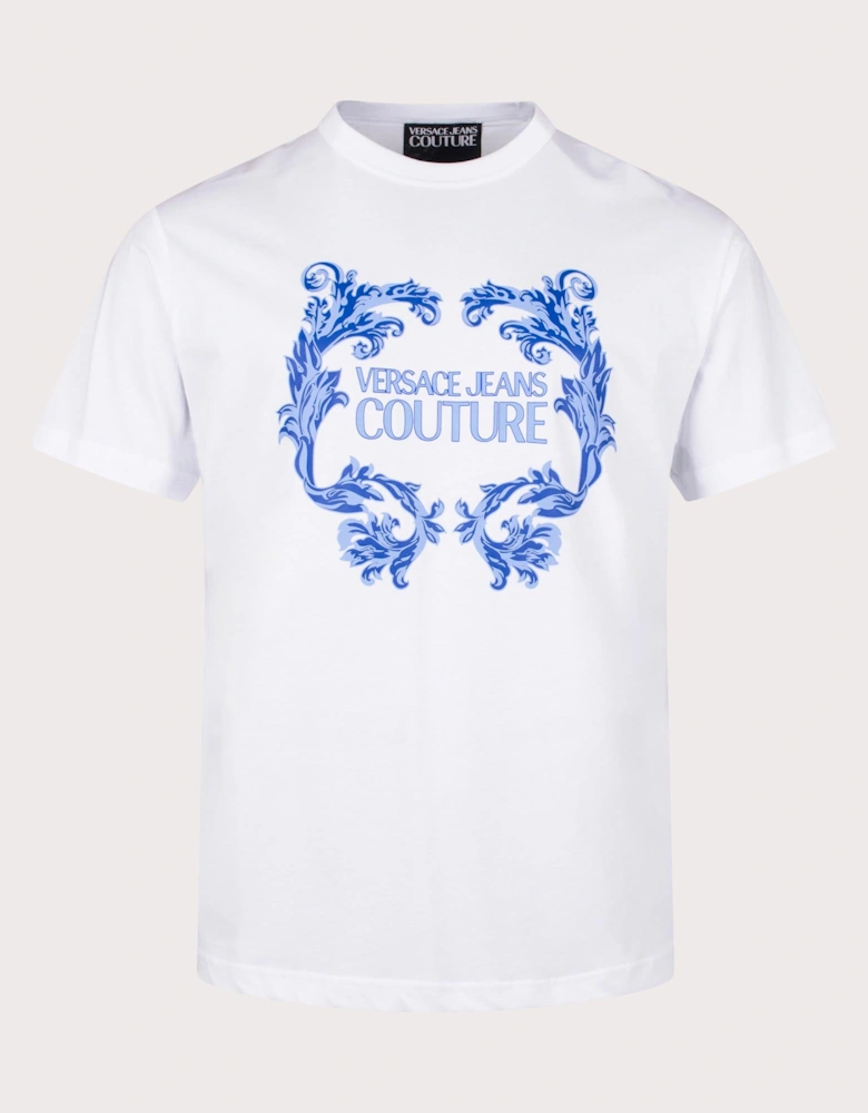 Rubberised Logo Baroque T-Shirt