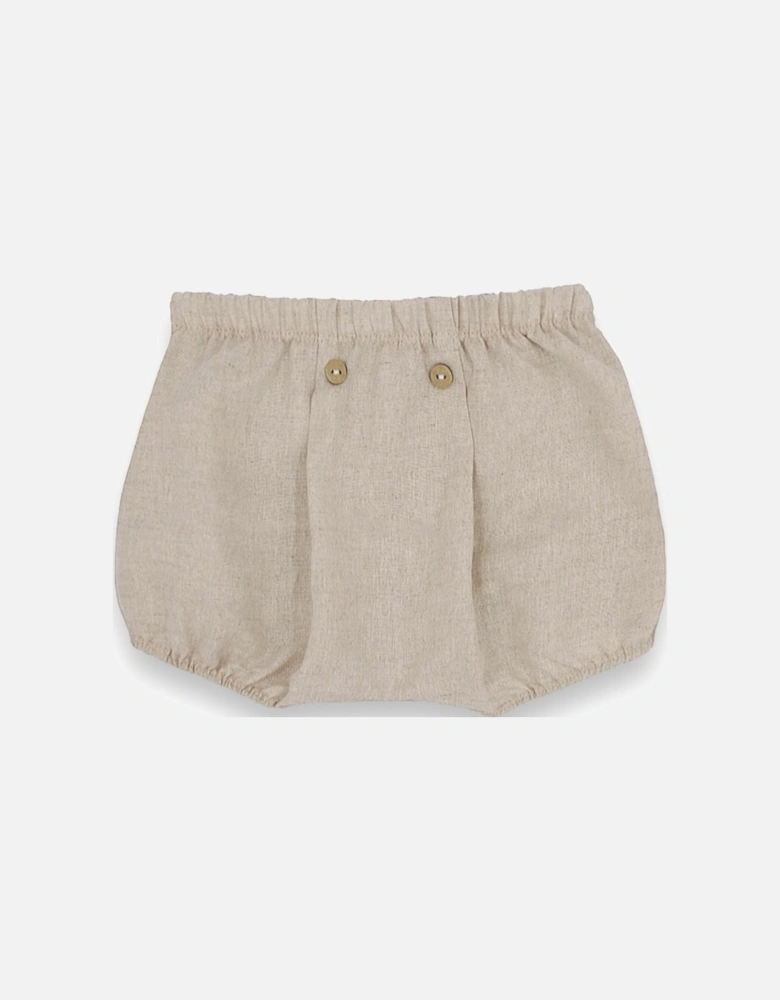 Camel Linen Jam Pant Set