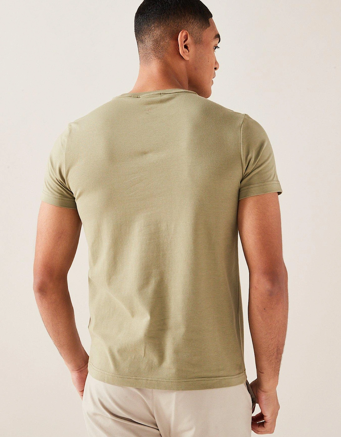 Stretch Slim Fit T-shirt - Khaki
