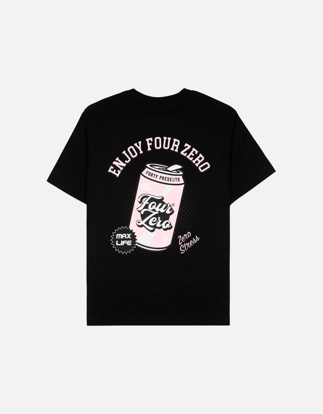 Four Zero Soda T-Shirt - Black